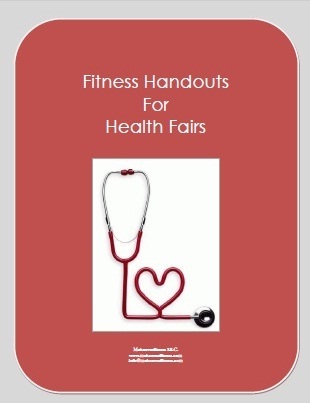 Fitness handouts for health fairs e-book. 