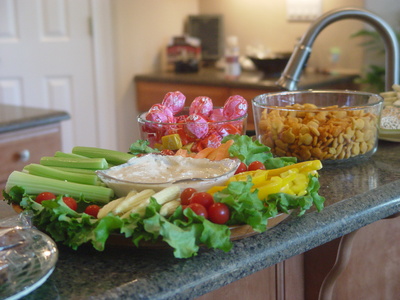 Tasty vegetarian appetizers that are also healthy.