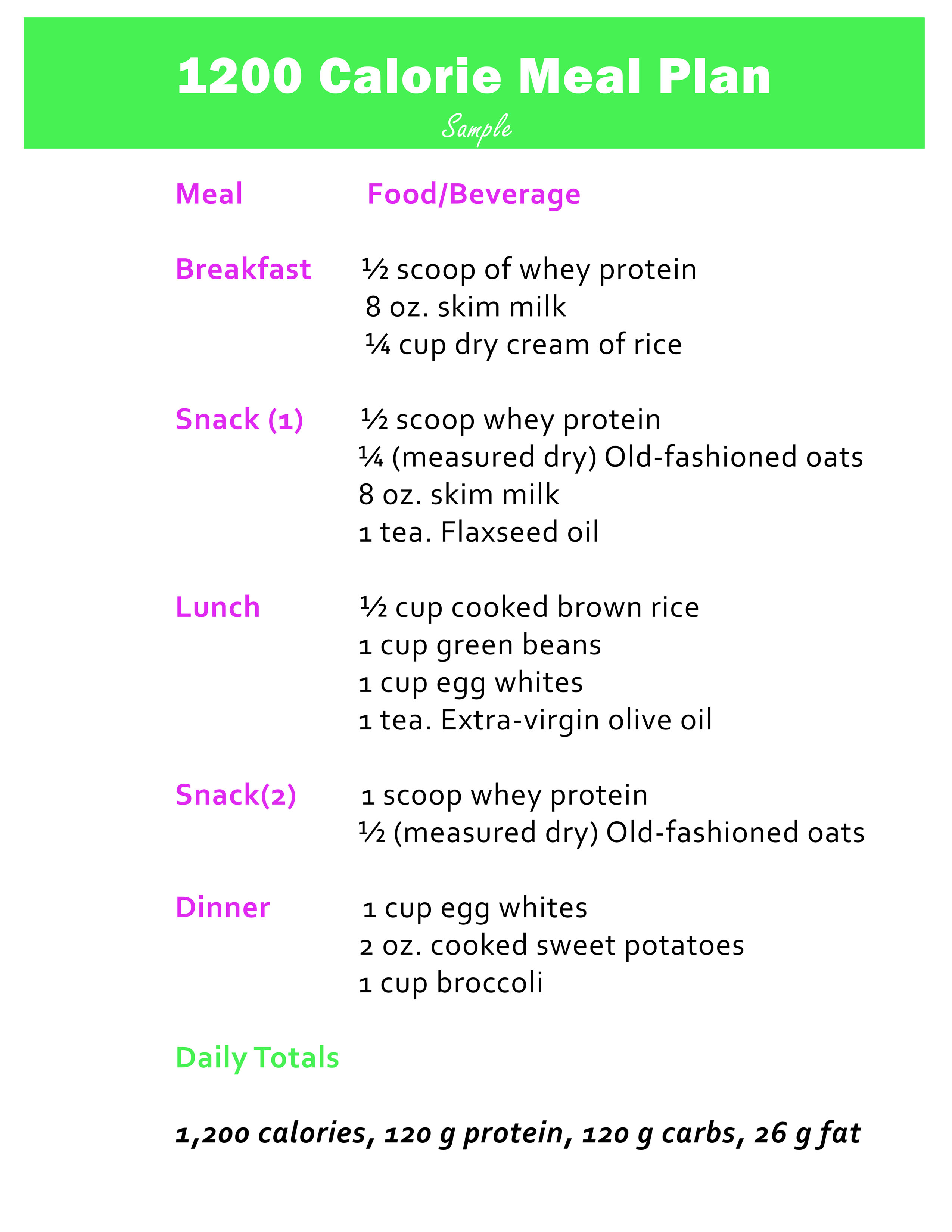 1200 calorie meal plan you can download and print.