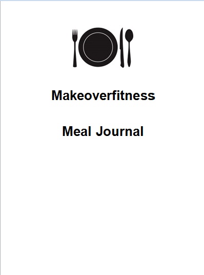 Printable food journal booklet. 