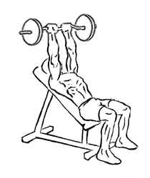 image of incline triceps extension 
